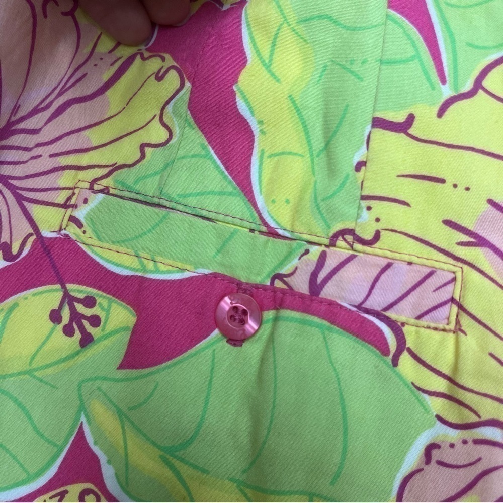 Lily Pulitzer vintage‎ tropical floral hibiscus y2k preppy resortwear skirt - Picture 6 of 6